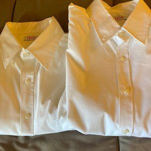 2 pcs Izod long sleeve shirts white